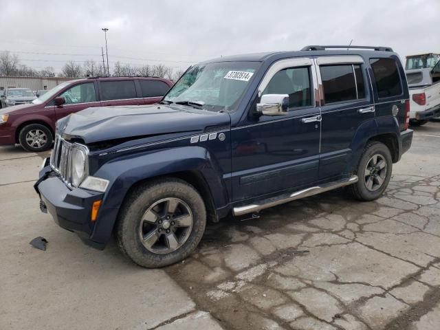 1J8GN28K88W244739 - 2008 JEEP LIBERTY SPORT BLUE photo 1