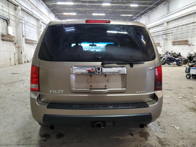 5FNYF4H25BB103174 - 2011 HONDA PILOT LX GOLD photo 6