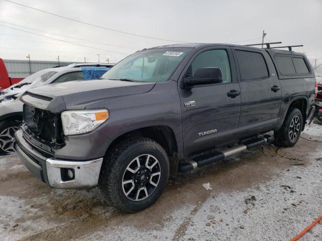 5TFDW5F18HX598984 - 2017 TOYOTA TUNDRA CREWMAX SR5 GRAY photo 1