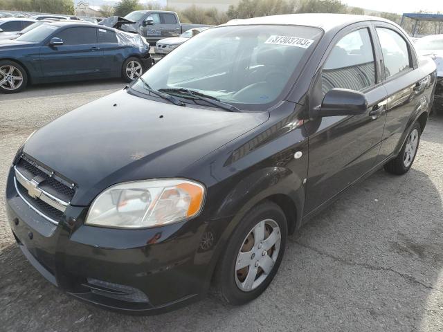 KL1TD56677B172901 - 2007 CHEVROLET AVEO BASE BLACK photo 1