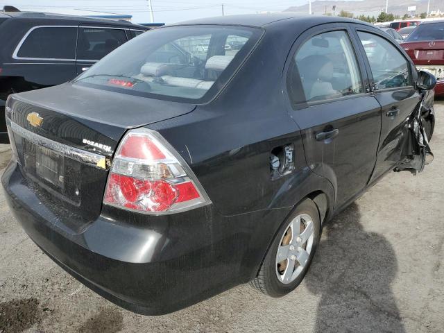 KL1TD56677B172901 - 2007 CHEVROLET AVEO BASE BLACK photo 3