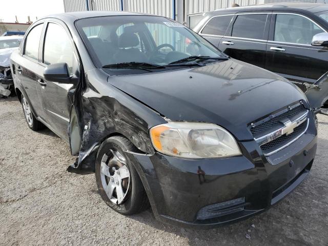 KL1TD56677B172901 - 2007 CHEVROLET AVEO BASE BLACK photo 4