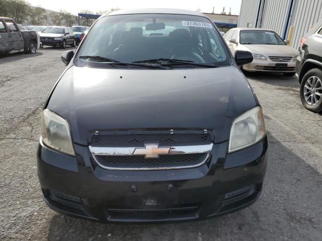 KL1TD56677B172901 - 2007 CHEVROLET AVEO BASE BLACK photo 5
