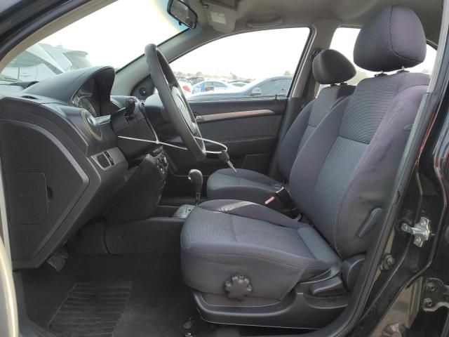 KL1TD56677B172901 - 2007 CHEVROLET AVEO BASE BLACK photo 7