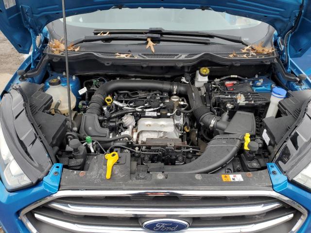 MAJ3P1VE5JC158360 - 2018 FORD ECOSPORT TITANIUM BLUE photo 11