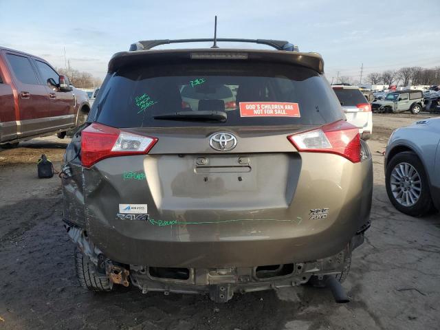 2T3RFREV4DW009056 - 2013 TOYOTA RAV4 XLE GRAY photo 6