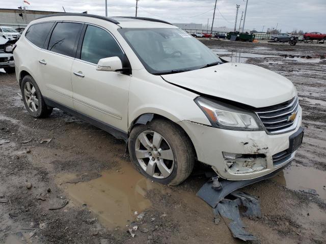 1GNKVJKD4EJ269241 - 2014 CHEVROLET TRAVERSE LTZ WHITE photo 4