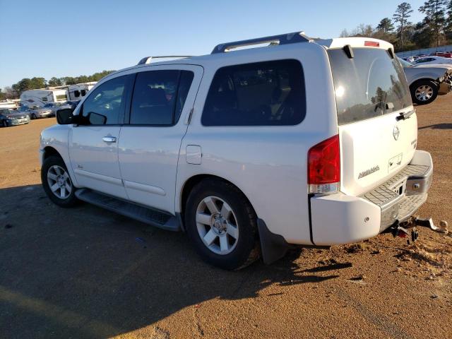 5N1AA08A56N726796 - 2006 NISSAN ARMADA SE WHITE photo 2