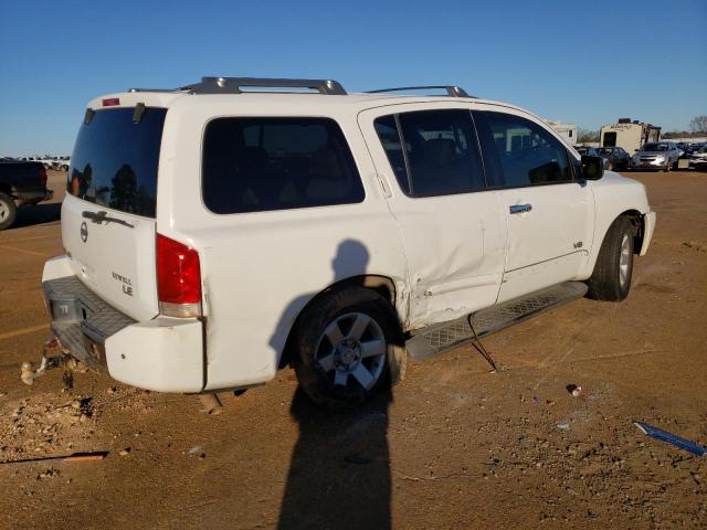 5N1AA08A56N726796 - 2006 NISSAN ARMADA SE WHITE photo 3