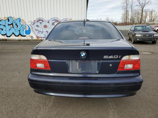 WBADN634X1GM70529 - 2001 BMW 540 I AUTOMATIC BLUE photo 6