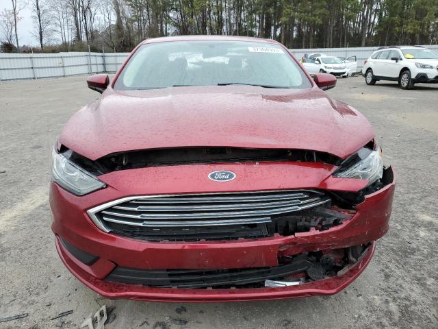 3FA6P0LU9JR235251 - 2018 FORD FUSION SE HYBRID RED photo 5