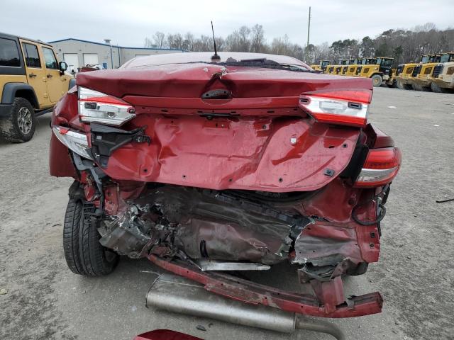 3FA6P0LU9JR235251 - 2018 FORD FUSION SE HYBRID RED photo 6