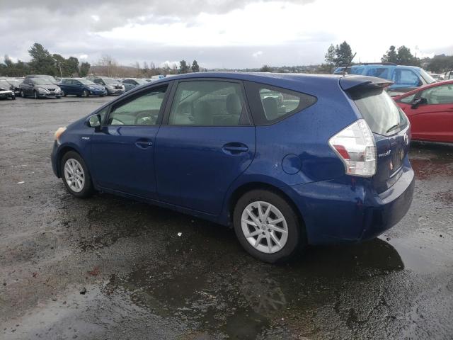 JTDZN3EU5C3067329 - 2012 TOYOTA PRIUS V BLUE photo 2