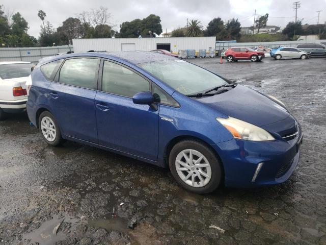 JTDZN3EU5C3067329 - 2012 TOYOTA PRIUS V BLUE photo 4