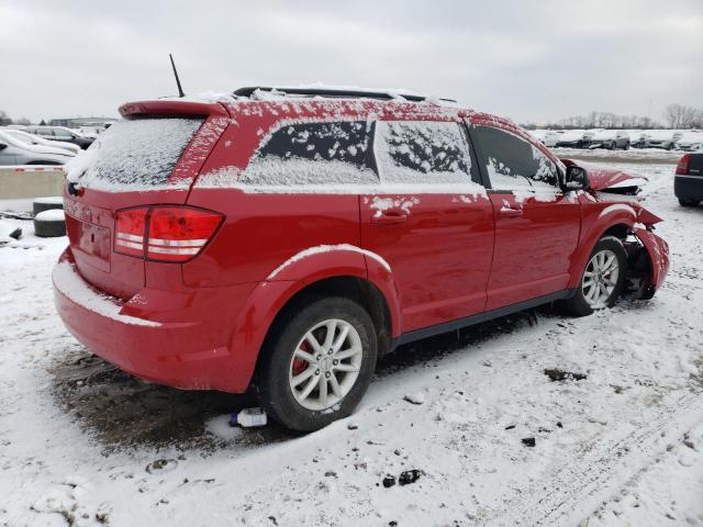 3C4PDCAB2JT474590 - 2018 DODGE JOURNEY SE RED photo 3