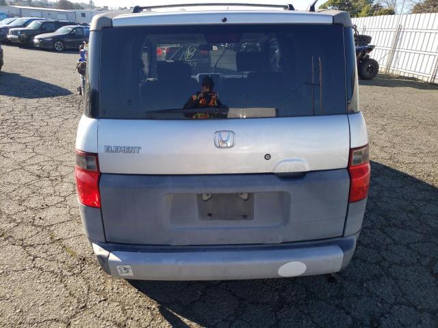 5J6YH18213L006331 - 2003 HONDA ELEMENT DX SILVER photo 6