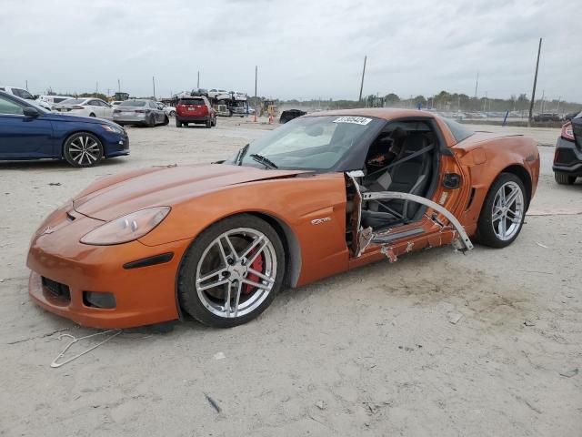 1G1YY25E585127586 - 2008 CHEVROLET CORVETTE Z06 ORANGE photo 1