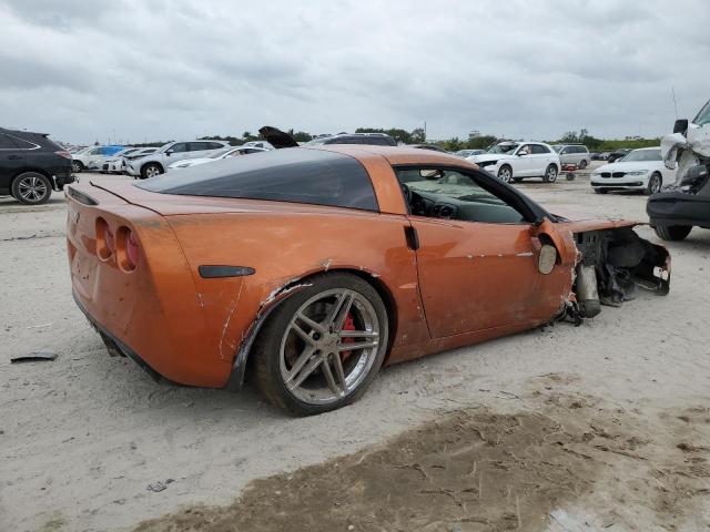 1G1YY25E585127586 - 2008 CHEVROLET CORVETTE Z06 ORANGE photo 3