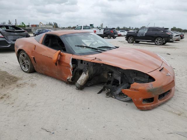 1G1YY25E585127586 - 2008 CHEVROLET CORVETTE Z06 ORANGE photo 4