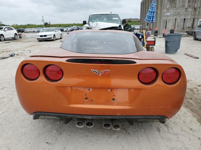 1G1YY25E585127586 - 2008 CHEVROLET CORVETTE Z06 ORANGE photo 6