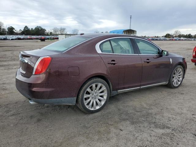 1LNHM93R19G628672 - 2009 LINCOLN MKS BURGUNDY photo 3