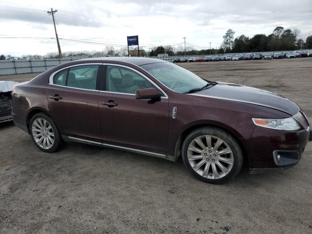 1LNHM93R19G628672 - 2009 LINCOLN MKS BURGUNDY photo 4