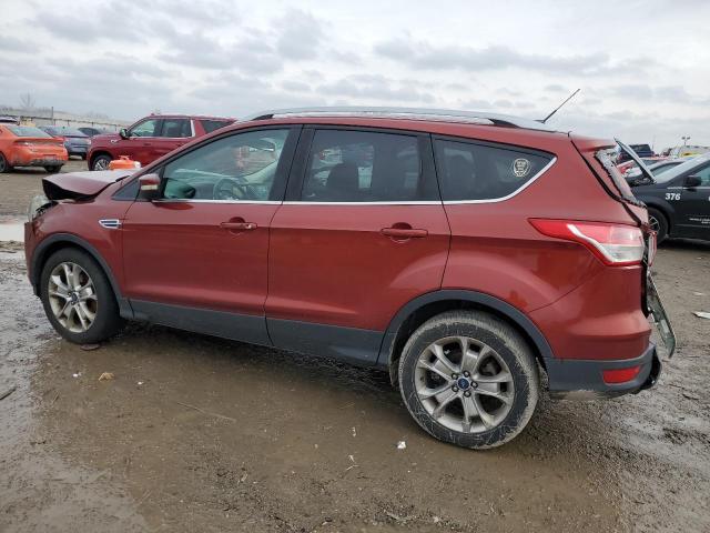 1FMCU0JX7EUE37700 - 2014 FORD ESCAPE TITANIUM RED photo 2