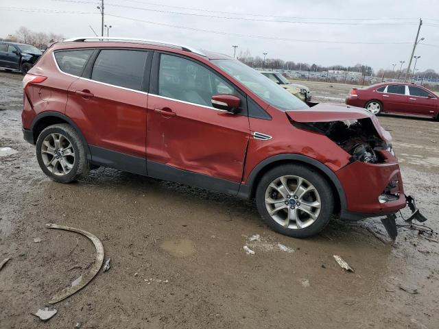 1FMCU0JX7EUE37700 - 2014 FORD ESCAPE TITANIUM RED photo 4