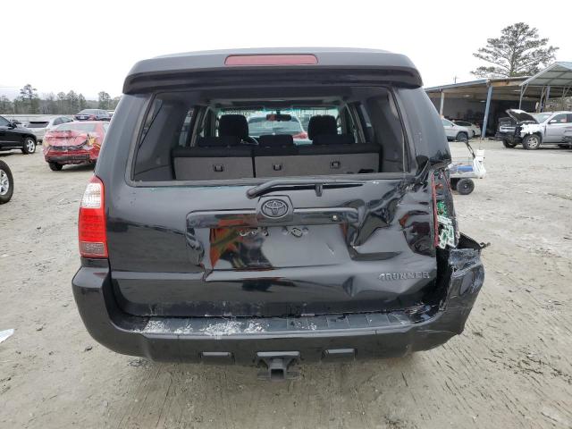 JTEBU14R170108788 - 2007 TOYOTA 4RUNNER SR5 BLACK photo 6