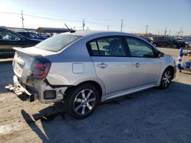 3N1AB6AP9CL688801 - 2012 NISSAN SENTRA 2.0 SILVER photo 3