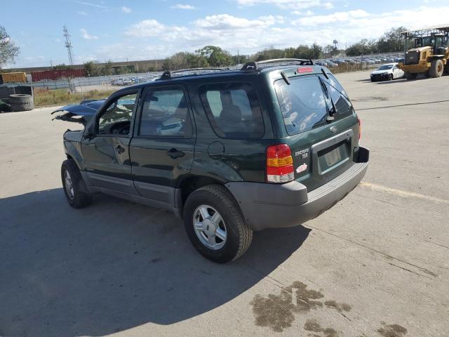 1FMYU01101KE77544 - 2001 FORD ESCAPE XLS GREEN photo 2