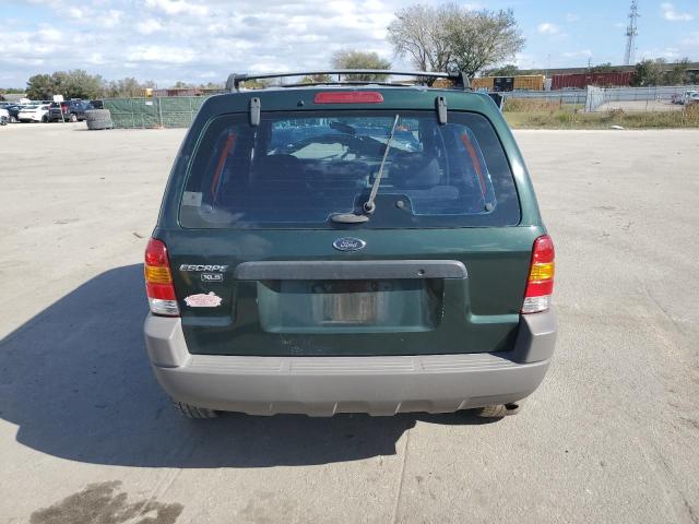 1FMYU01101KE77544 - 2001 FORD ESCAPE XLS GREEN photo 6