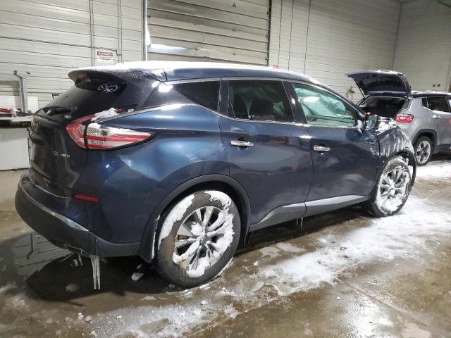 5N1AZ2MH1FN270013 - 2015 NISSAN MURANO S BLUE photo 3