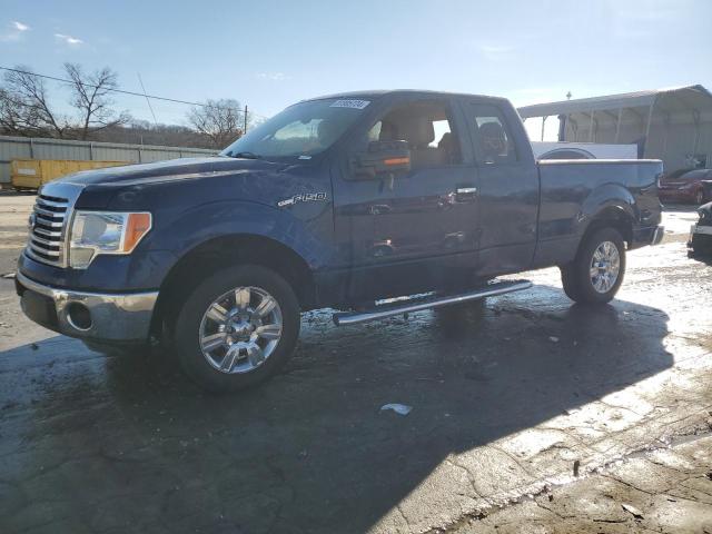 1FTEX1CM1CFB11616 - 2012 FORD F150 SUPER CAB BLUE photo 1