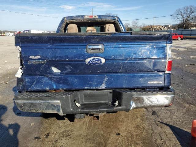 1FTEX1CM1CFB11616 - 2012 FORD F150 SUPER CAB BLUE photo 6