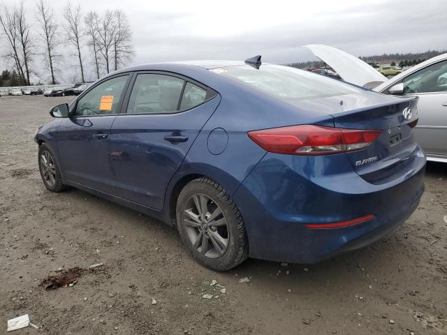 5NPD84LF8HH174916 - 2017 HYUNDAI ELANTRA SE BLUE photo 2