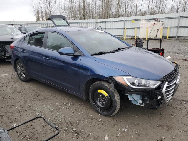 5NPD84LF8HH174916 - 2017 HYUNDAI ELANTRA SE BLUE photo 4