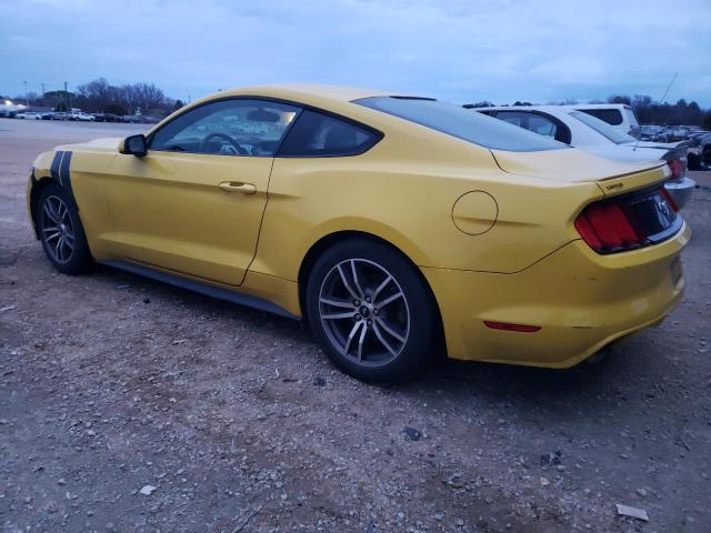 1FA6P8TH2G5265866 - 2016 FORD MUSTANG YELLOW photo 2