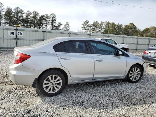 2HGFB2F83CH568113 - 2012 HONDA CIVIC EX SILVER photo 3