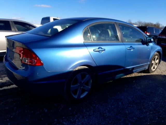 1HGFA16836L066223 - 2006 HONDA CIVIC EX BLUE photo 3