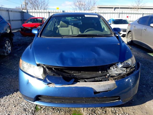 1HGFA16836L066223 - 2006 HONDA CIVIC EX BLUE photo 5