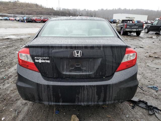 19XFB2F55CE368950 - 2012 HONDA CIVIC LX BLACK photo 6