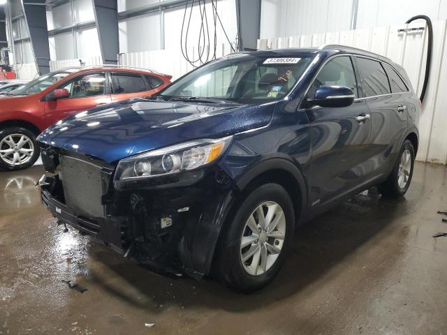 5XYPGDA35JG398389 - 2018 KIA SORENTO LX BLUE photo 1