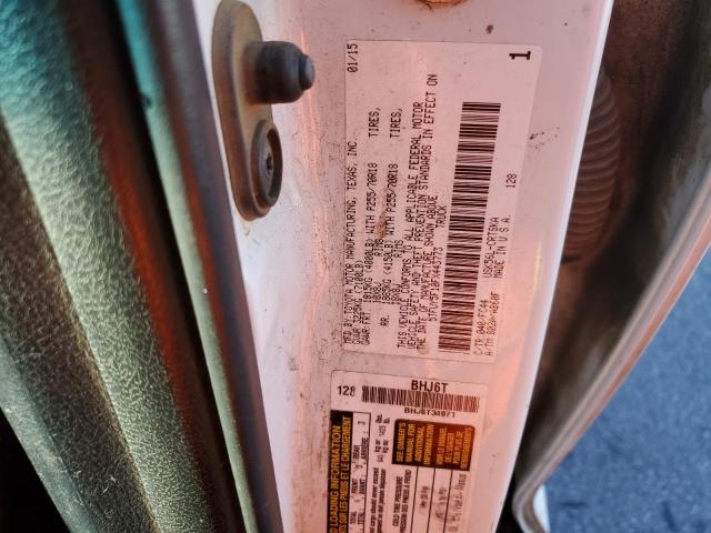 5TFUY5F10FX443773 - 2015 TOYOTA TUNDRA DOUBLE CAB SR/SR5 WHITE photo 12