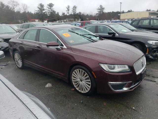 3LN6L5F96HR627538 - 2017 LINCOLN MKZ RESERVE MAROON photo 4