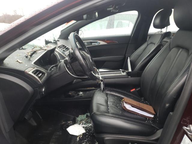 3LN6L5F96HR627538 - 2017 LINCOLN MKZ RESERVE მუქწითელი ფოტო 7