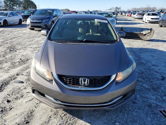 19XFB2F5XEE047358 - 2014 HONDA CIVIC LX GRAY photo 5