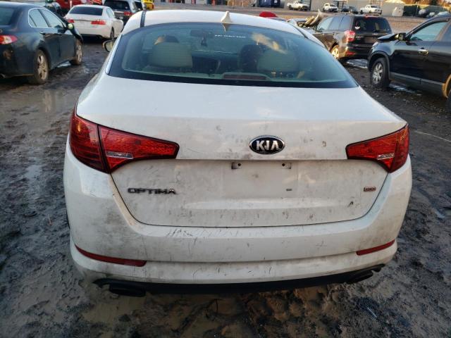 5XXGM4A76DG186931 - 2013 KIA OPTIMA LX WHITE photo 6