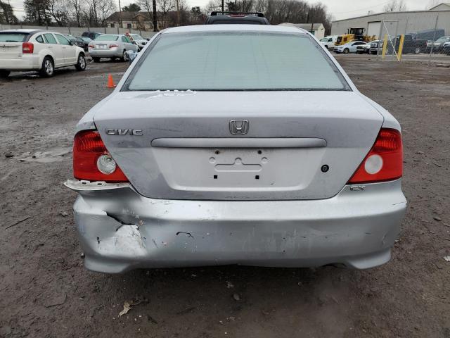 1HGEM22945L015738 - 2005 HONDA CIVIC EX SILVER photo 6