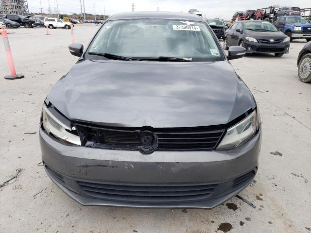 3VWDZ7AJ2BM376610 - 2011 VOLKSWAGEN JETTA SE GRAY photo 5